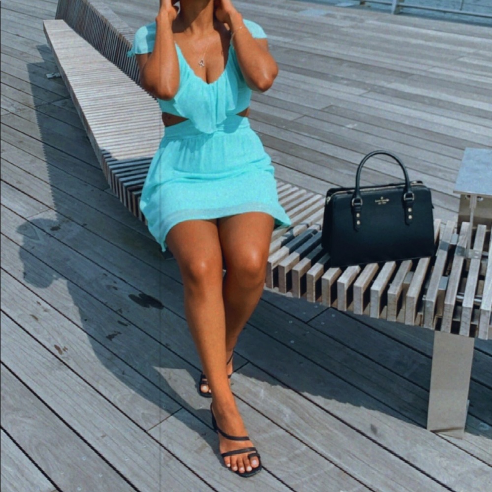 Mint Cutout Dress
